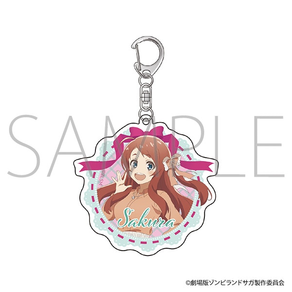 劇場版『ゾンビランドサガ ゆめぎんがパラダイス』 アクリルキーホルダー／源 さくら　私服