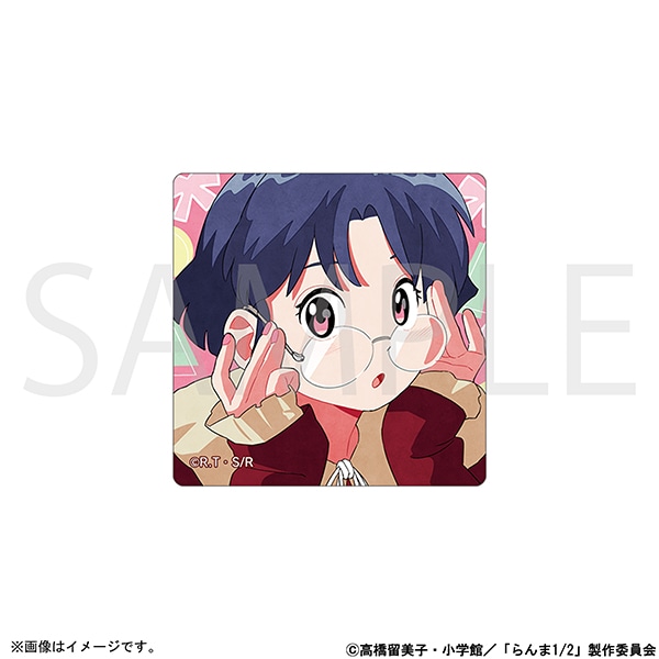 らんま1/2 ステッカー／あかね　ジャケット風イラスト