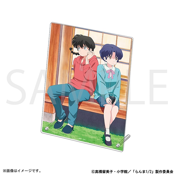 らんま1/2 アクリルパネル　イヤホンはんぶんこ