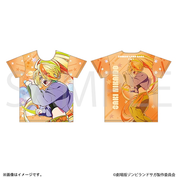 劇場版『ゾンビランドサガ ゆめぎんがパラダイス』 フルグラフィックTシャツ　二階堂 サキ　メインビジュアル