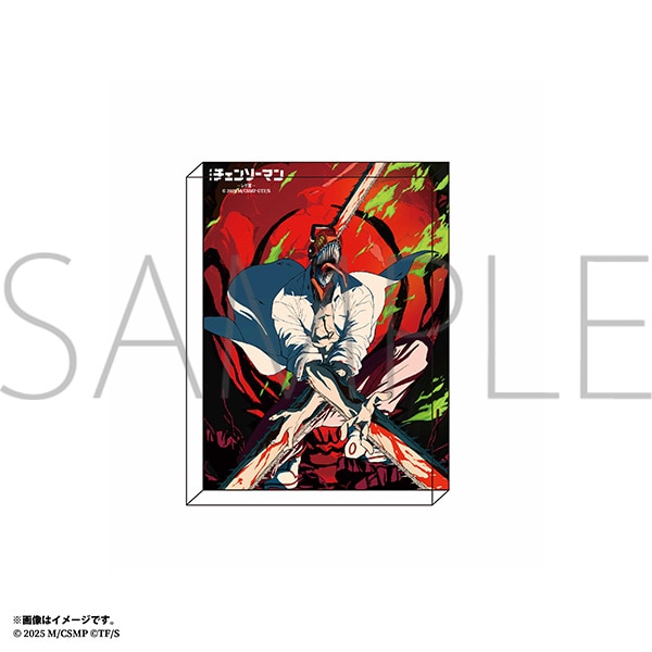 劇場版 チェンソーマン レゼ篇 アクリルブロック　ティザービジュアル：チェンソーマン