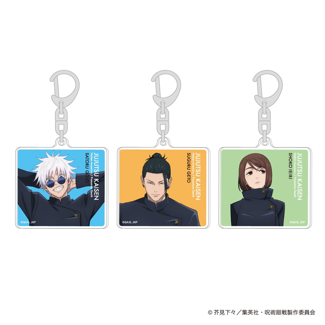 夏油傑　缶バッジ　アクリルスタンド　クリアファイル　セット 夏油 傑 グッズ | MAPPA online shop