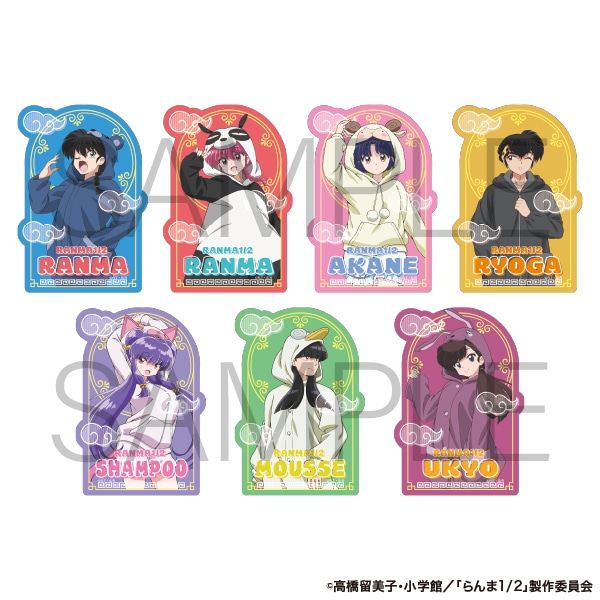 らんま1/2 ダイカットステッカー【全７種トレーディング】