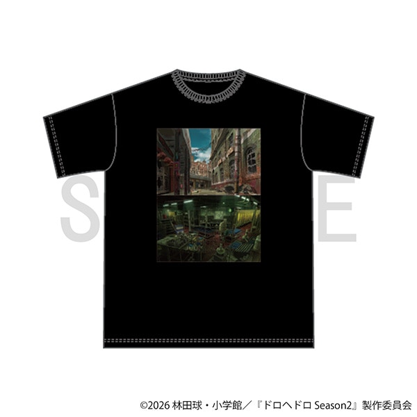 ドロヘドロ ビッグシルエットTシャツ(黒：ARTBOOKイメージ)XL
