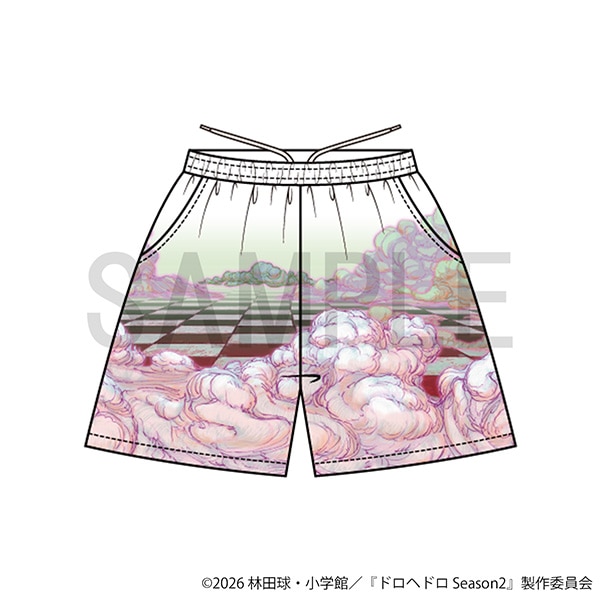 ドロヘドロ 美術ボード総柄ルームパンツ(何もない空間)L
