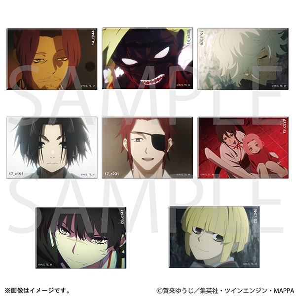 TVアニメ『地獄楽』 第二期　場面写スクエア缶バッジ　コンプリートBOX