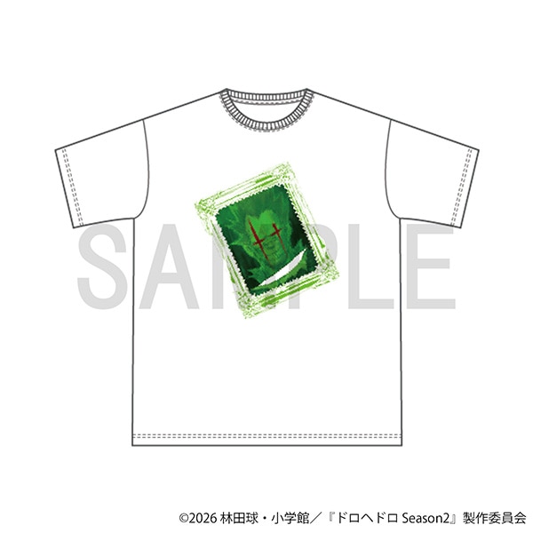 ドロヘドロ ビッグシルエットTシャツ(白：煙)L