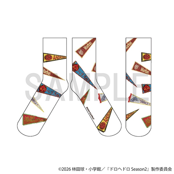 ドロヘドロ 美術くつした(白：べリス温泉)M