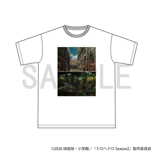ドロヘドロ ビッグシルエットTシャツ(白：ARTBOOKイメージ)L